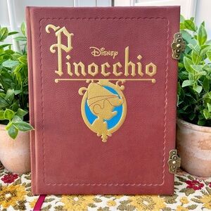 Disney Store Pinocchio A4 Journal Hard Back Large Lined Note Book Foiled Replica